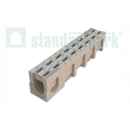 Лоток из полимербетона  (комплект) DN 110, Н 230  