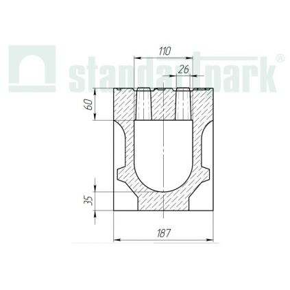 Polymer concrete monolithic unit...