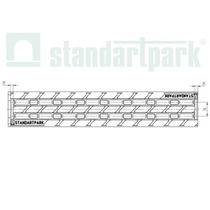 Блок полімербетонний монолітний DN110...