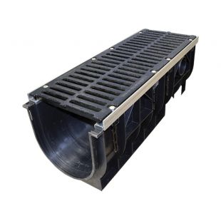 Tray plastic with a cast...