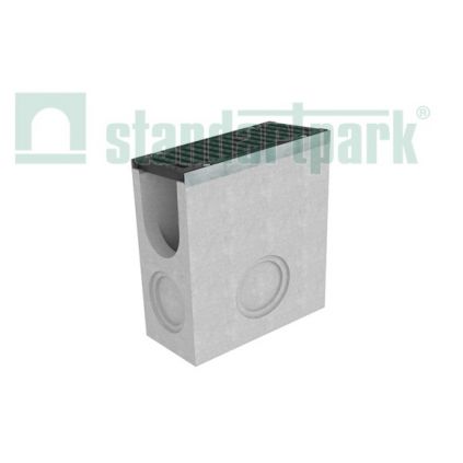 Sectional concrete trash box (middle...