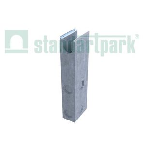 Sectional concrete trash...