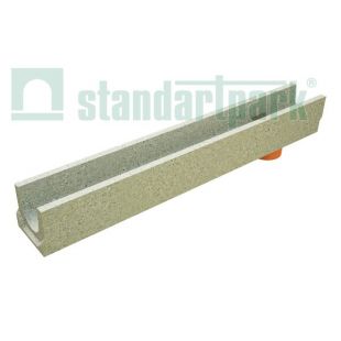 Tray H123 concrete with a tap