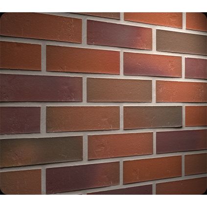 Tiles clinker Feldhaus accudo carmesi...