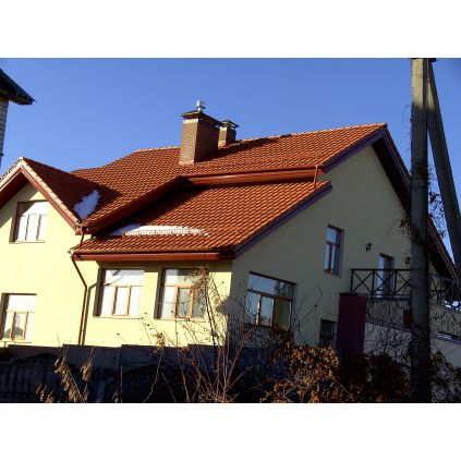Черепица Jacobi J11 натуральная красная