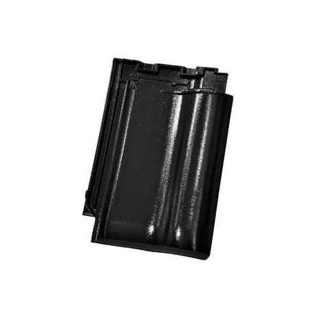 Черепица керамическая Nelskamp F 8 1/2 чёрная глазурь