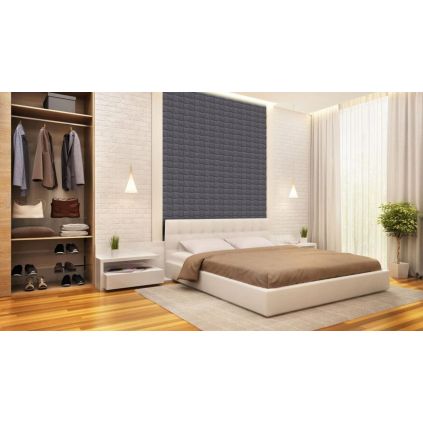 Decorative tile Pillow stone Graphite