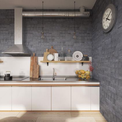 Decorative tiles Vini Dark Stone Master