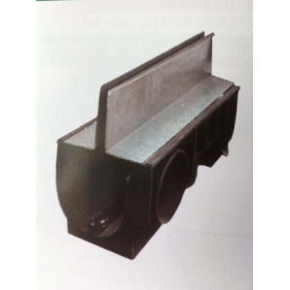 Насадка сталева щілинна на лоток DN100