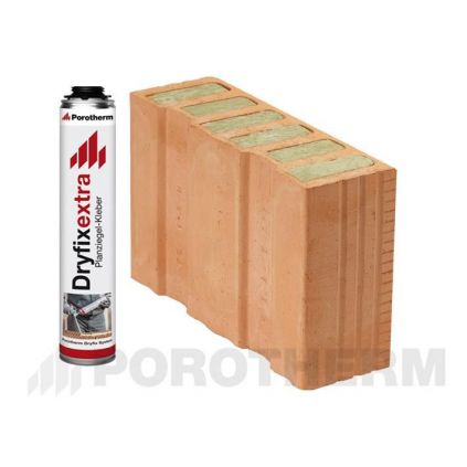 Блок-половинка Porotherm-38 1/2 Thermo Dryfix