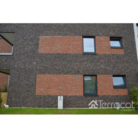 Кирпич клинкерный Moorbraun schwarz Olfry