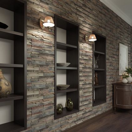 Decorative tiles Roma Grey-mix Rock...