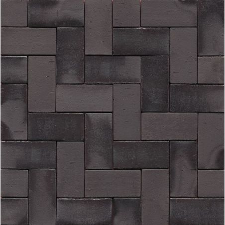 Брусчатка MUHR Schwarz-bunt клинкерная