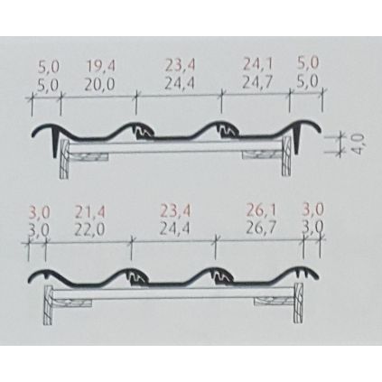 Ceramic tile J11v spasegrau Jacobi