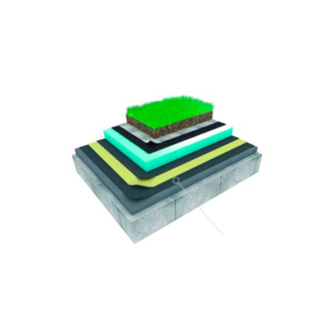 Мембрана Изостуд 400 шиповидная гидроизоляционная