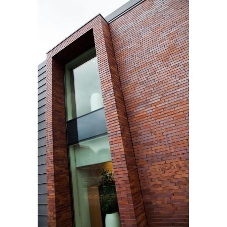 Клинкерный кирпич Muhr Li 04 узкий Rotbraun-bunt