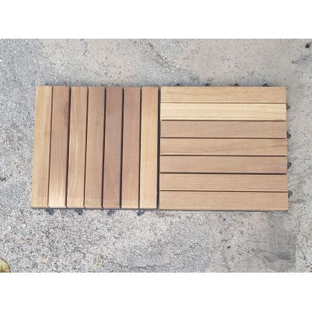 Паркет садовый термоясень модульный