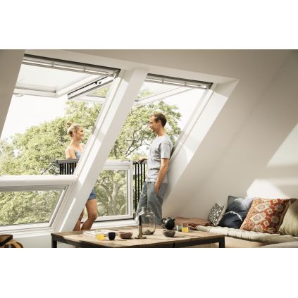 Вікно-балкон Velux Cabrio для мансарди