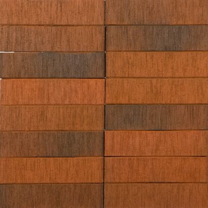 Clinker brick facing terra flame...