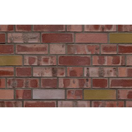 Клинкерный кирпич ABC-klinkergruppe Brandenburg mit Gelbanteil rotbunt glatt