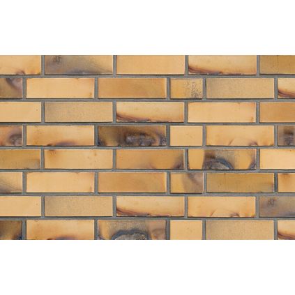 Клинкерный кирпич ABC-klinkergruppe gelb Kohlebrand glatt