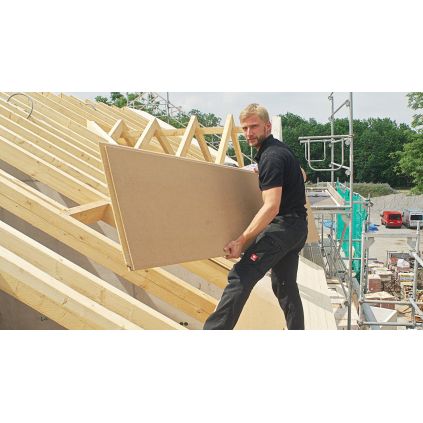 Steico universal 22 wood-fibre board