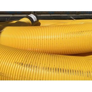 Pipe drain D160 in the bay