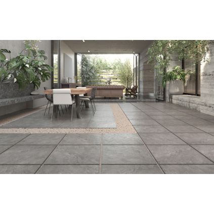 Terrace tiles Montana grey