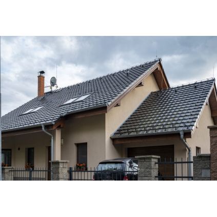 Contiton black ceramic roof tiles