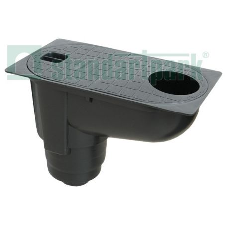 Дождеприемник водосточных систем с вертикальным отводом.