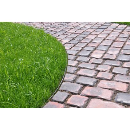 Border plastic garden lawn and paths