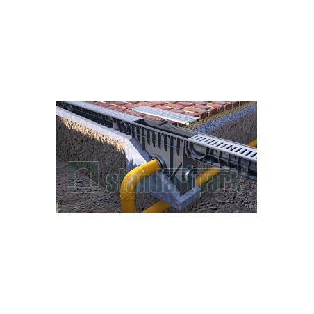 Пескоуловитель пластиковый 0,5м H420 DN100 