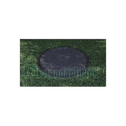 Luke plastic "Garden" round black