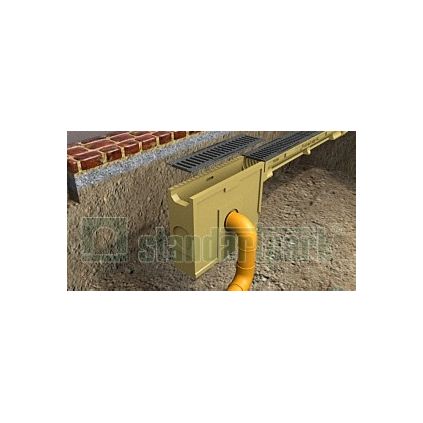 Пескоуловитель полимербетонный 0,5м H390 DN100 