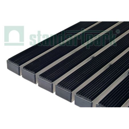 Решетка СИТИ алюминиевая грязезащитная