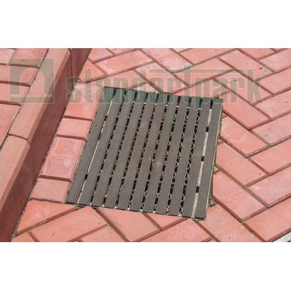 Решетка СИТИ алюминиевая грязезащитная