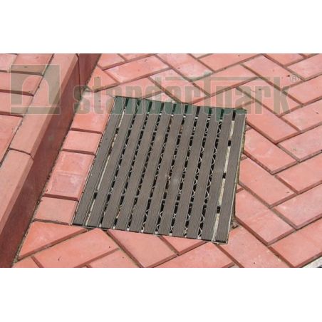 Решетка СИТИ алюминиевая грязезащитная