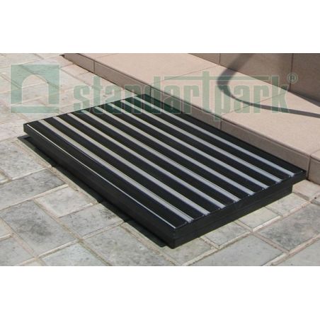 Решетка СИТИ алюминиевая грязезащитная