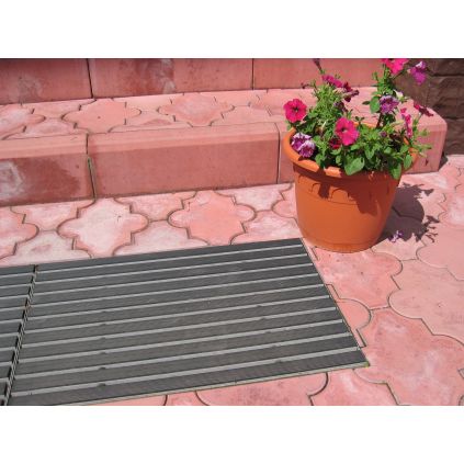 Решетка СИТИ алюминиевая грязезащитная