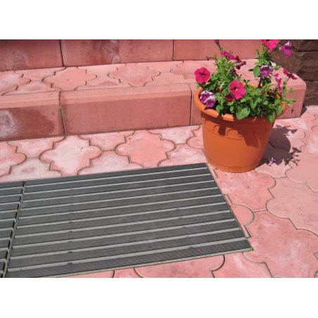 Решетка СИТИ алюминиевая грязезащитная