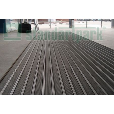 Решетка СИТИ алюминиевая грязезащитная