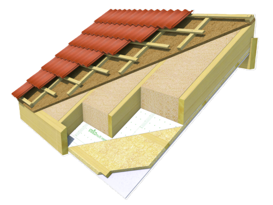 Uteplitel Steico flex roof
