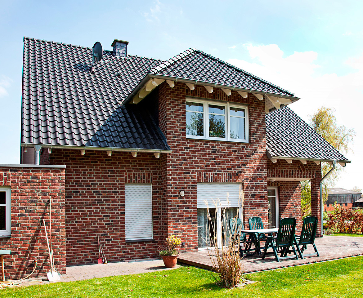 Кирпич ручной формовки Muhr Nr. 13 Friesland готовый дом